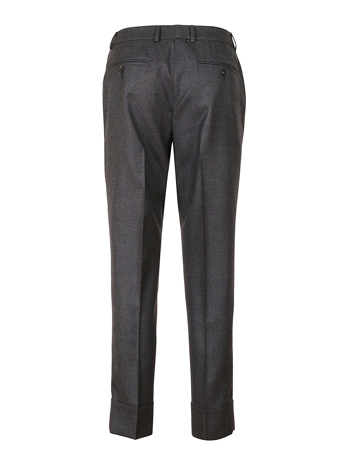 Caine MidGrey Flannel Trousers  Kit Blake