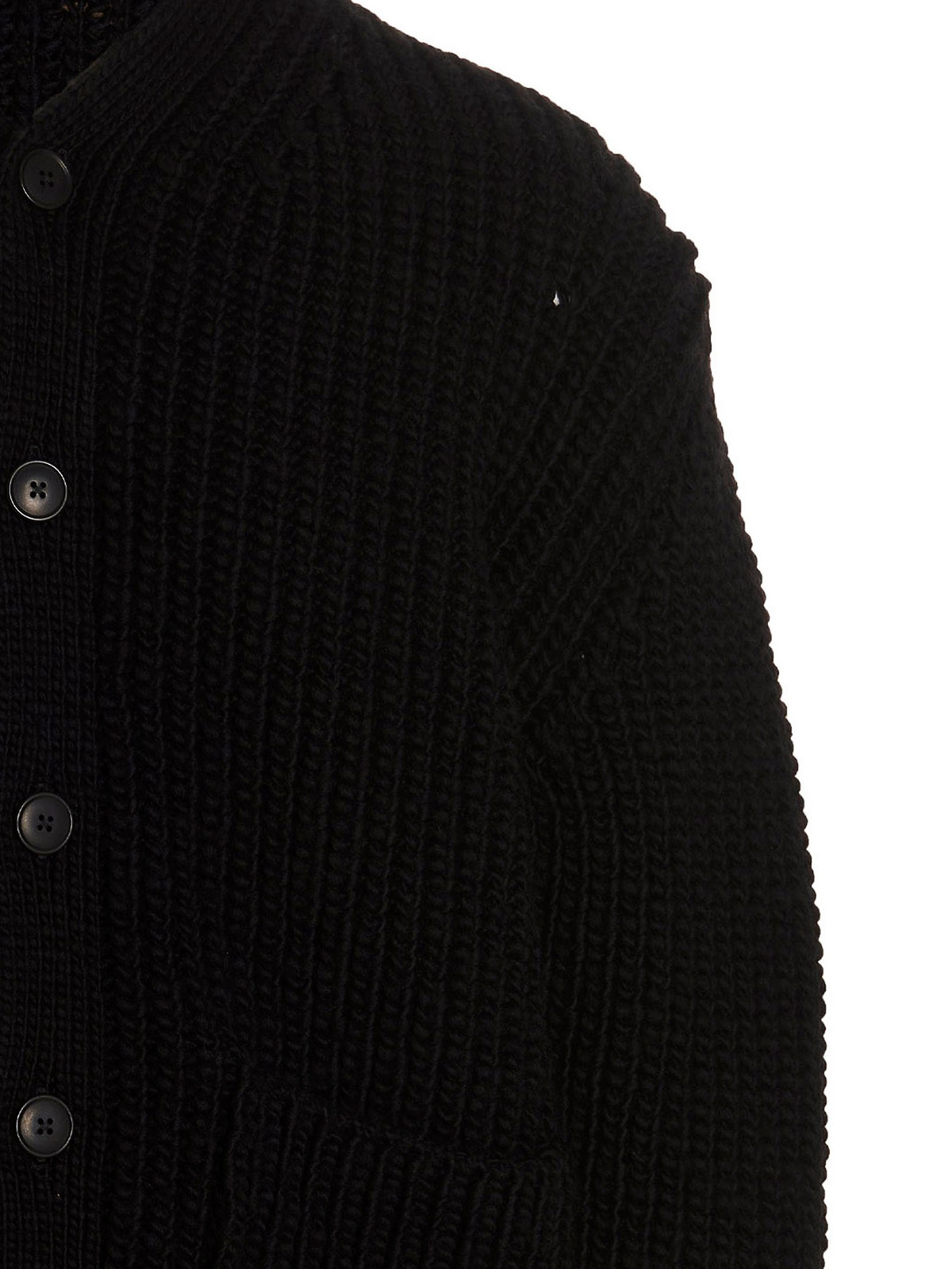 Lemaire Chunky cardigan - Black - Men|KN681LK123999 | thebs.com