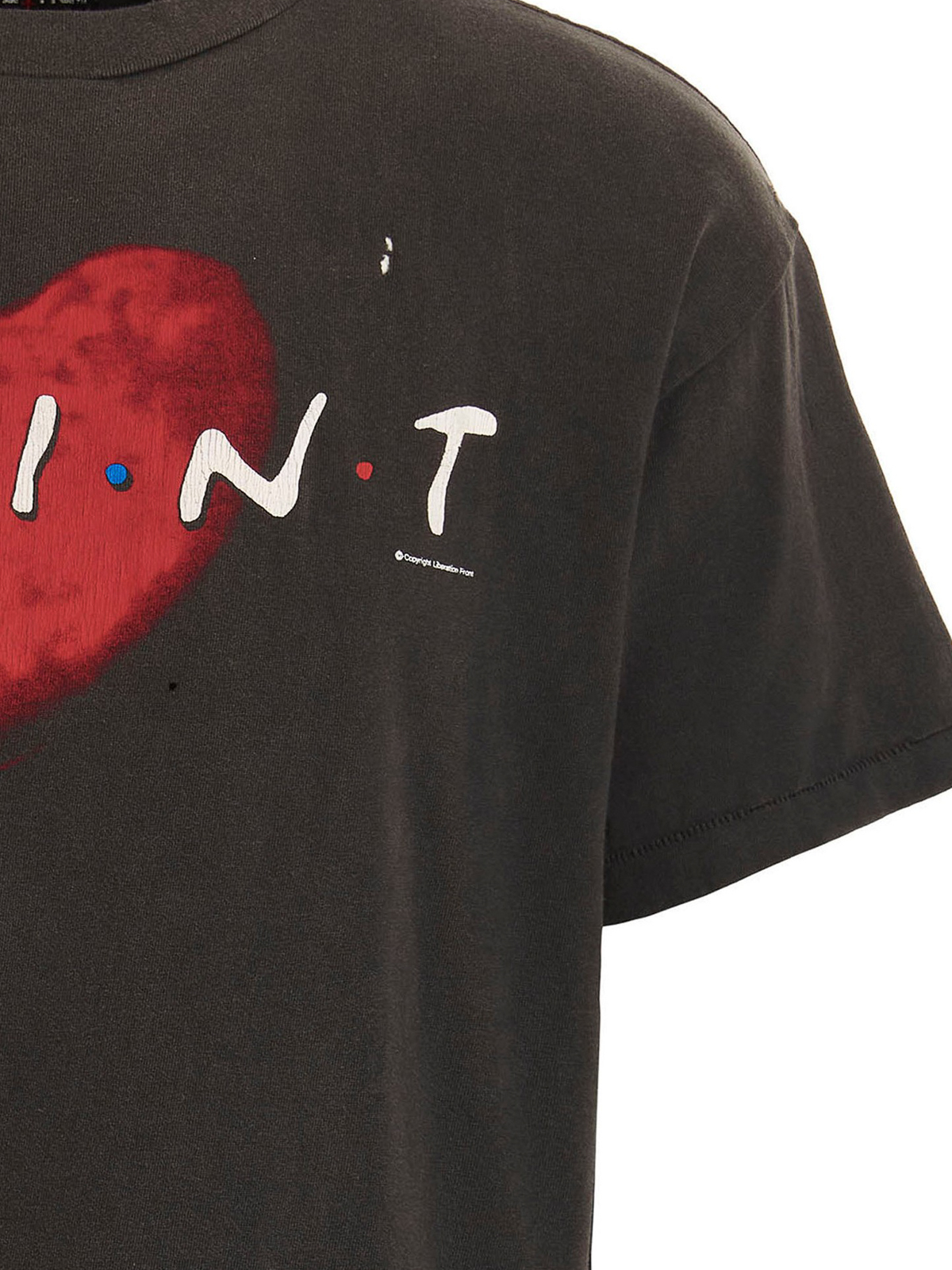 T-shirts Saint Mxxxxxx - Heart saint T-shirt - SMA220000004BLACK