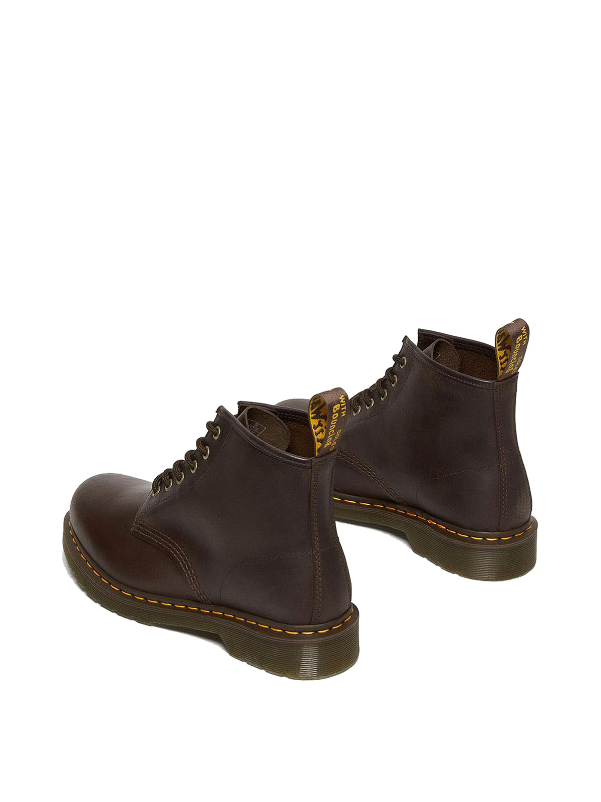 Shop Dr. Martens' 101 Ankle Boots In Marrón Oscuro