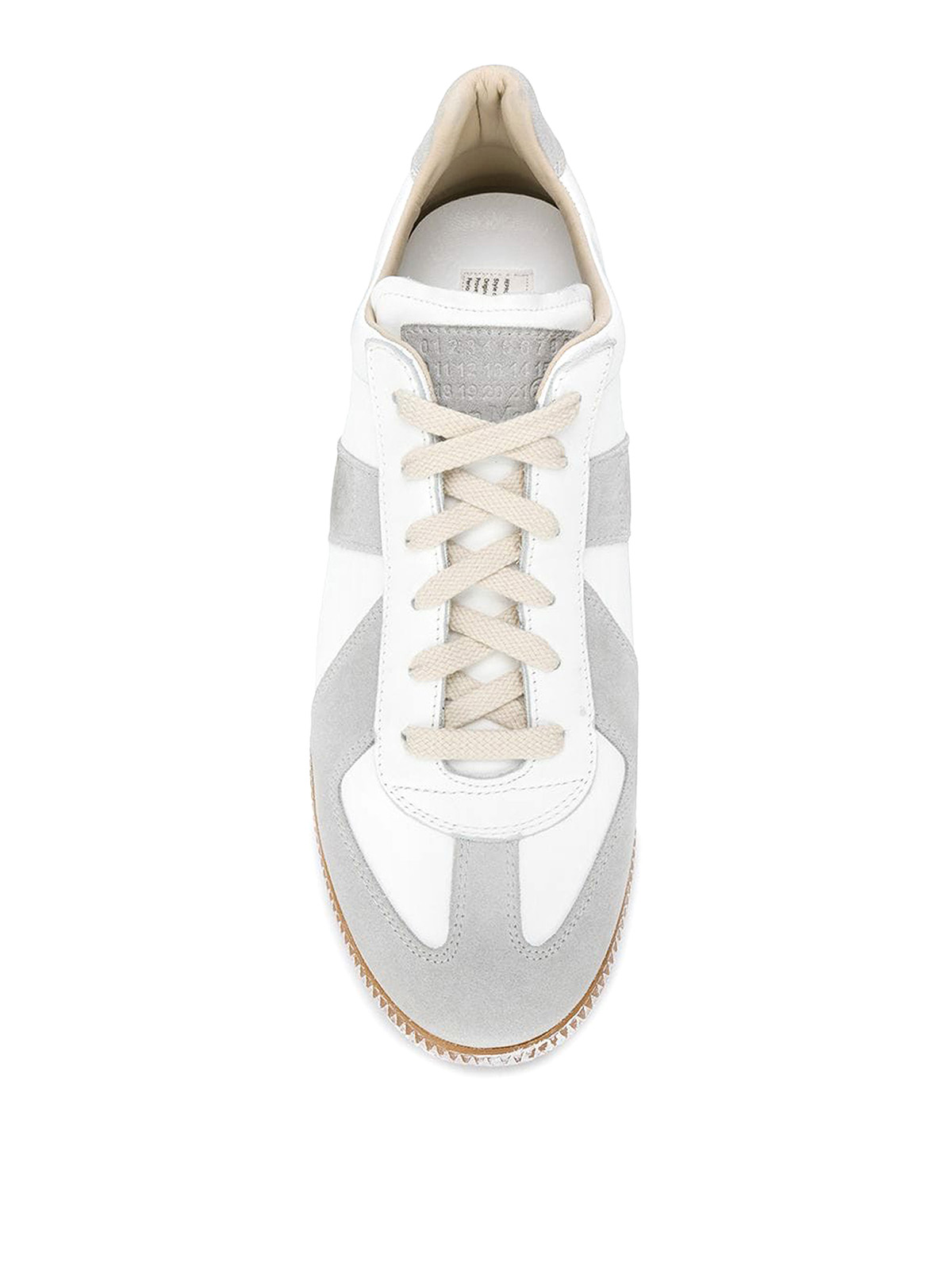 Shop Maison Margiela Replica Low-top Sneakers In Blanco