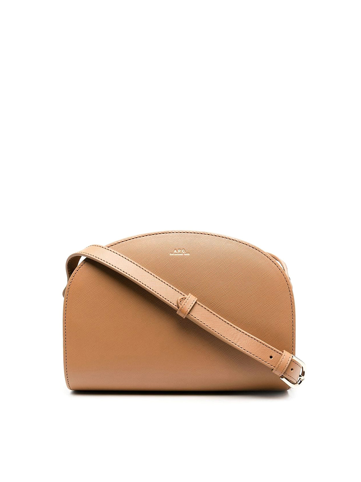 Apc half discount moon bag camel