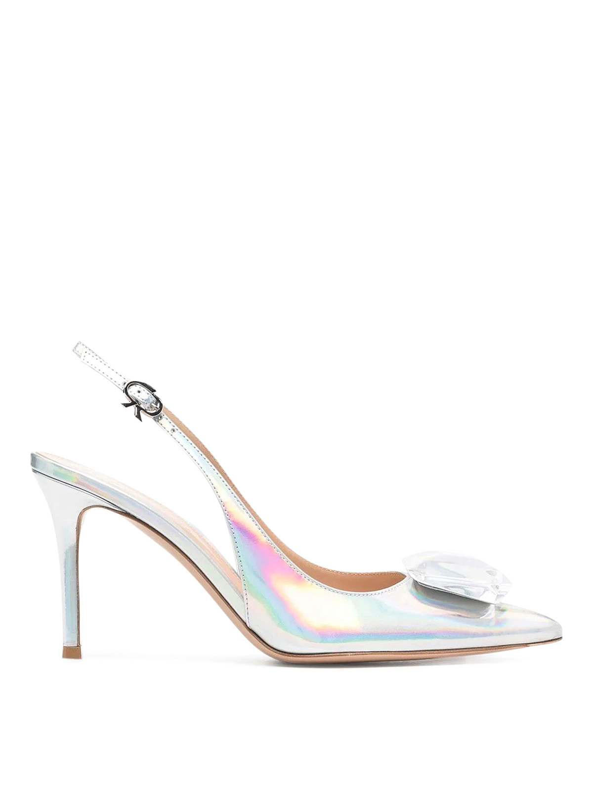 Gianvrto Rossi // ビジューフラット、JAIPUR シルバー Gianvrto Rossi // ビジューフラット、JAIPUR シルバー Gianvito Rossi