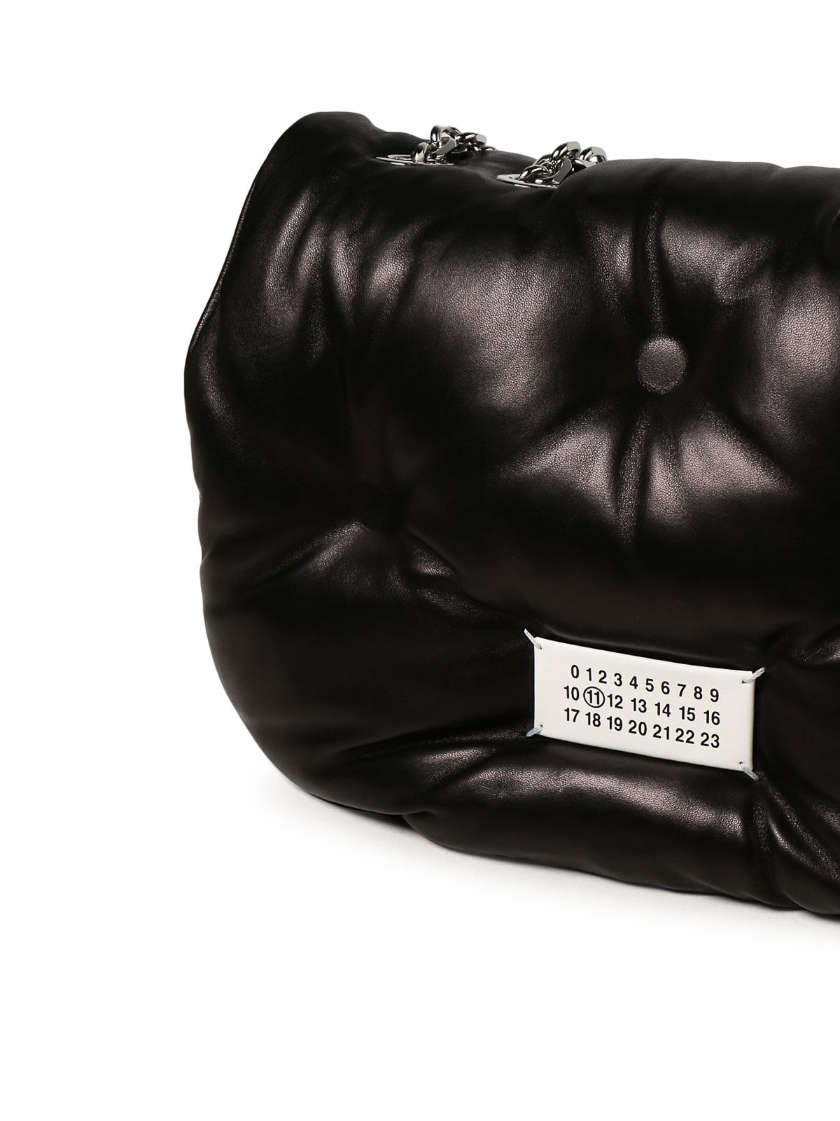 Shop Maison Margiela Glam Slam Flap Medium Bag In Negro