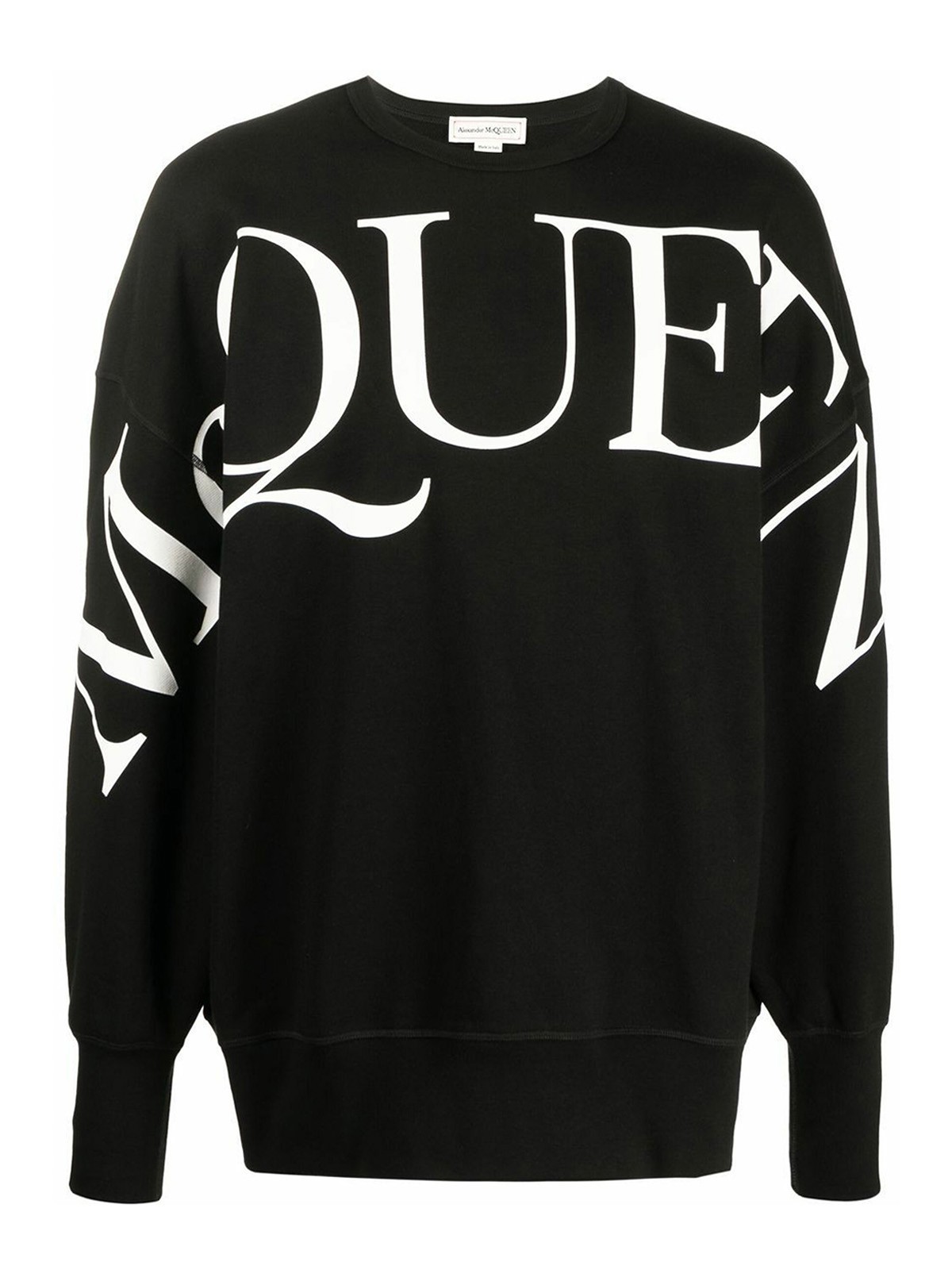 トップス Alexander McQueen Logo Sweatshirt Alexander McQueen Logo Printed Crewneck Long Sleeve