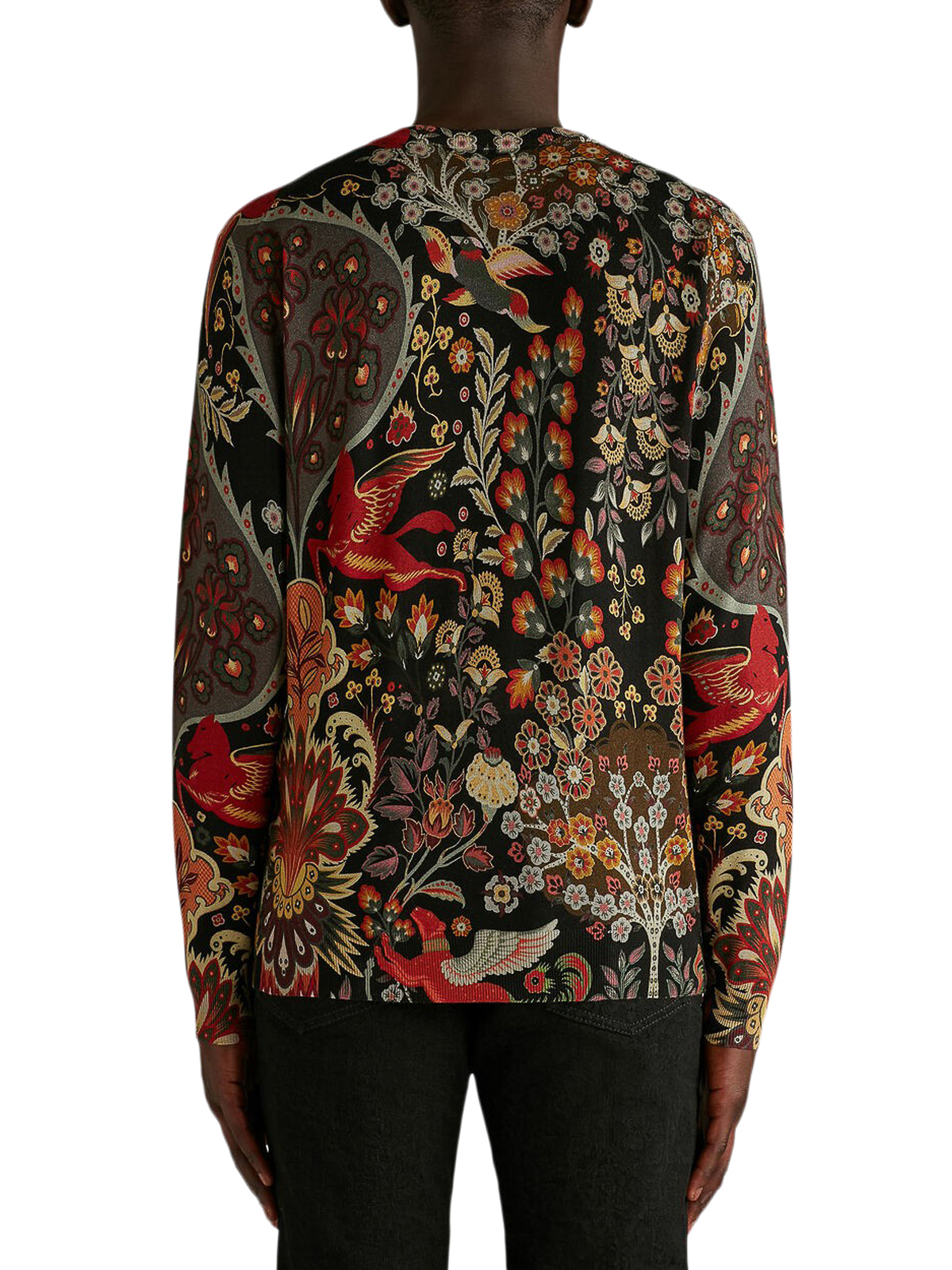 Crew necks Etro - Silk and cashmere jumper - 1M06499530001