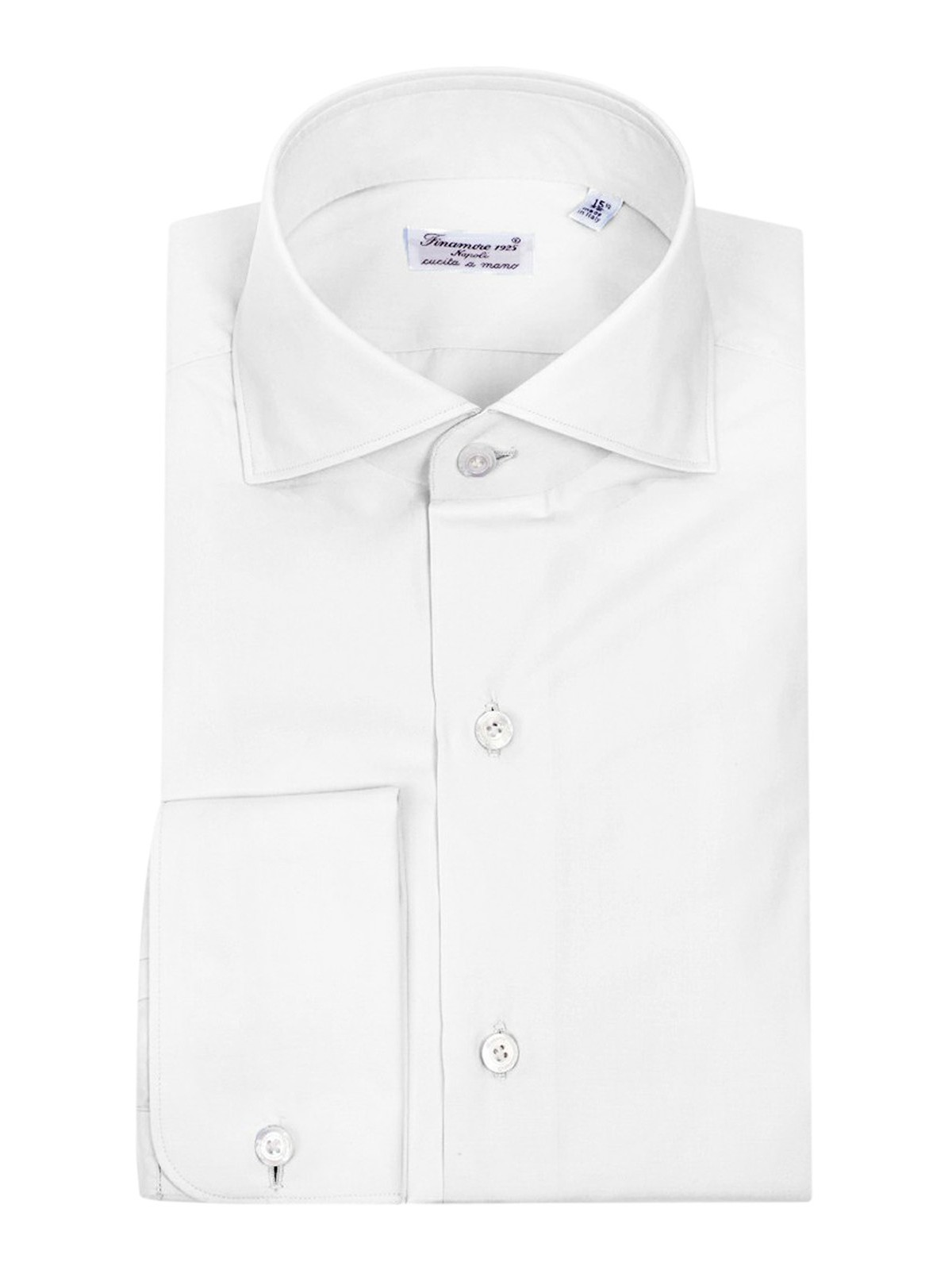 Finamore 1925 Luigi Collar Shirt In White