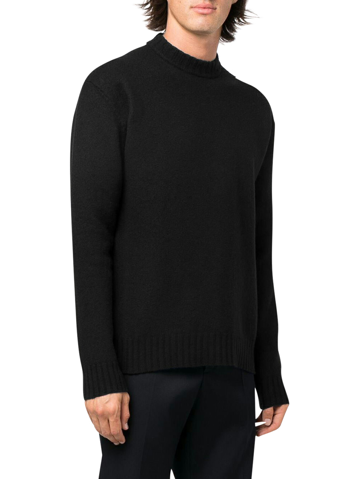 JIL SANDER ブラック クルーネック スウェット 『S』ジルサンダー 