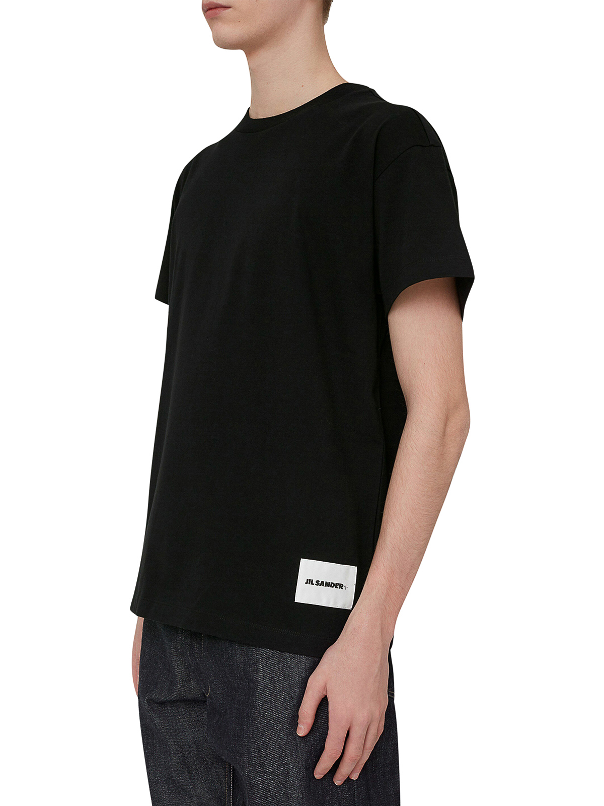 Shop Jil Sander 3 T-shirts Set In Negro