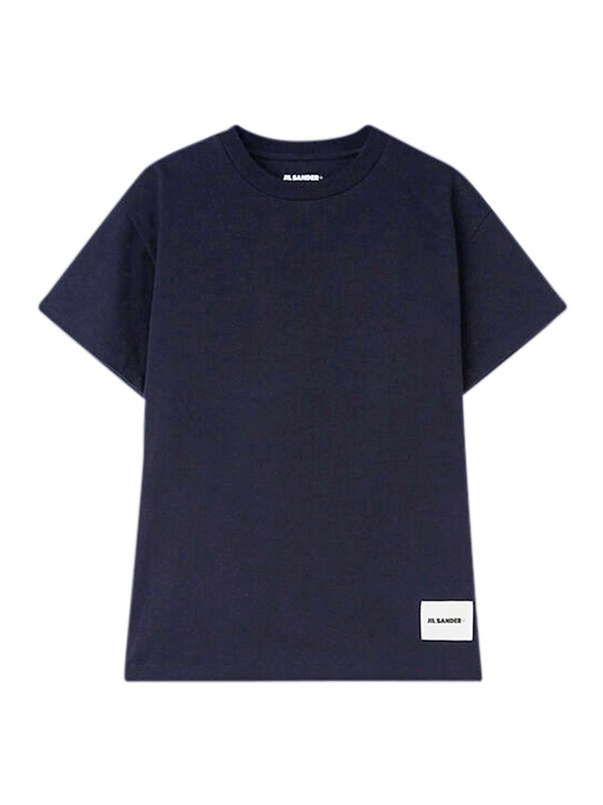 Jil Sander 3 T-shirts Set In Azul Oscuro