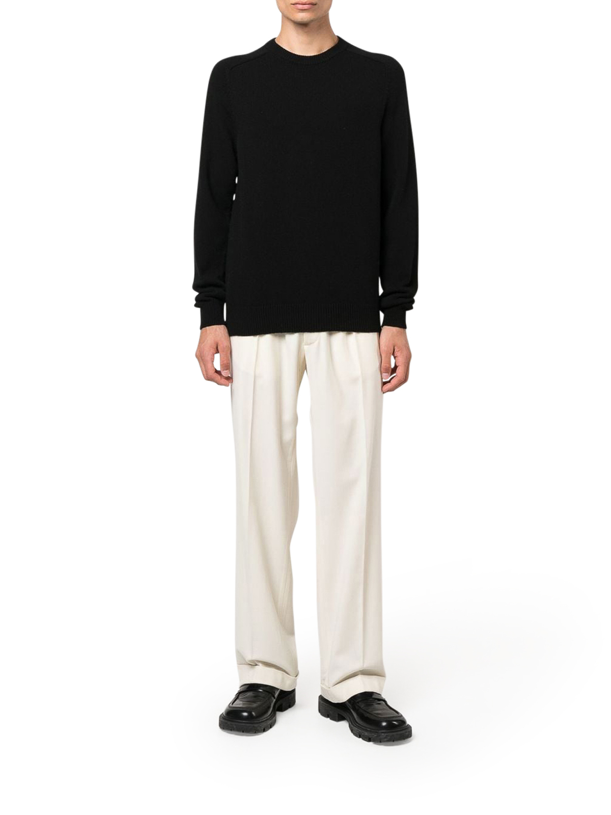 Tom Ford クルーネック - 黒 - ブラック|BAK76TFK410K09