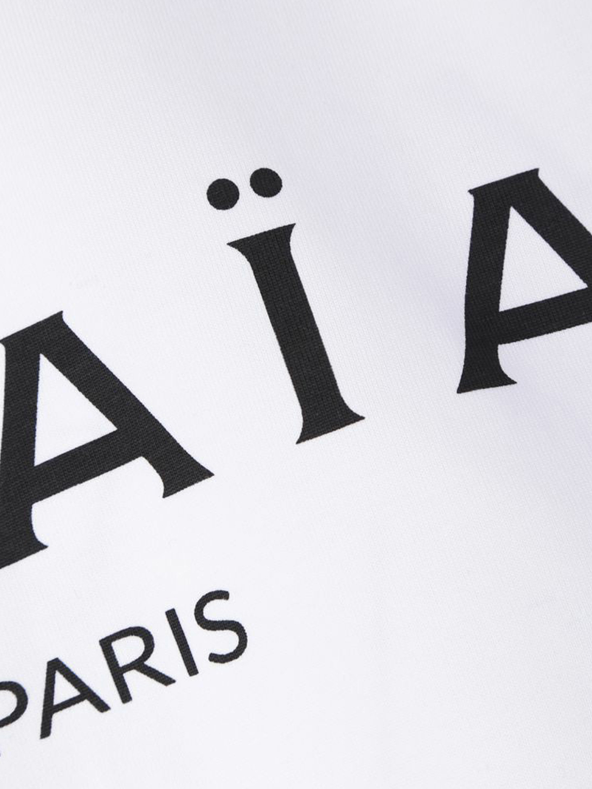 ALAÏA PARIS 半袖Tシャツ ホワイト　美品 ALAÏA ALAIA T SHIRT IN JERSEY |ALAÏA US