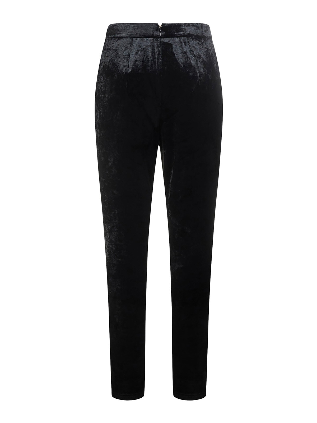Balmain Velvet skinny pants - Black - Women|YF1PD022JD350PA