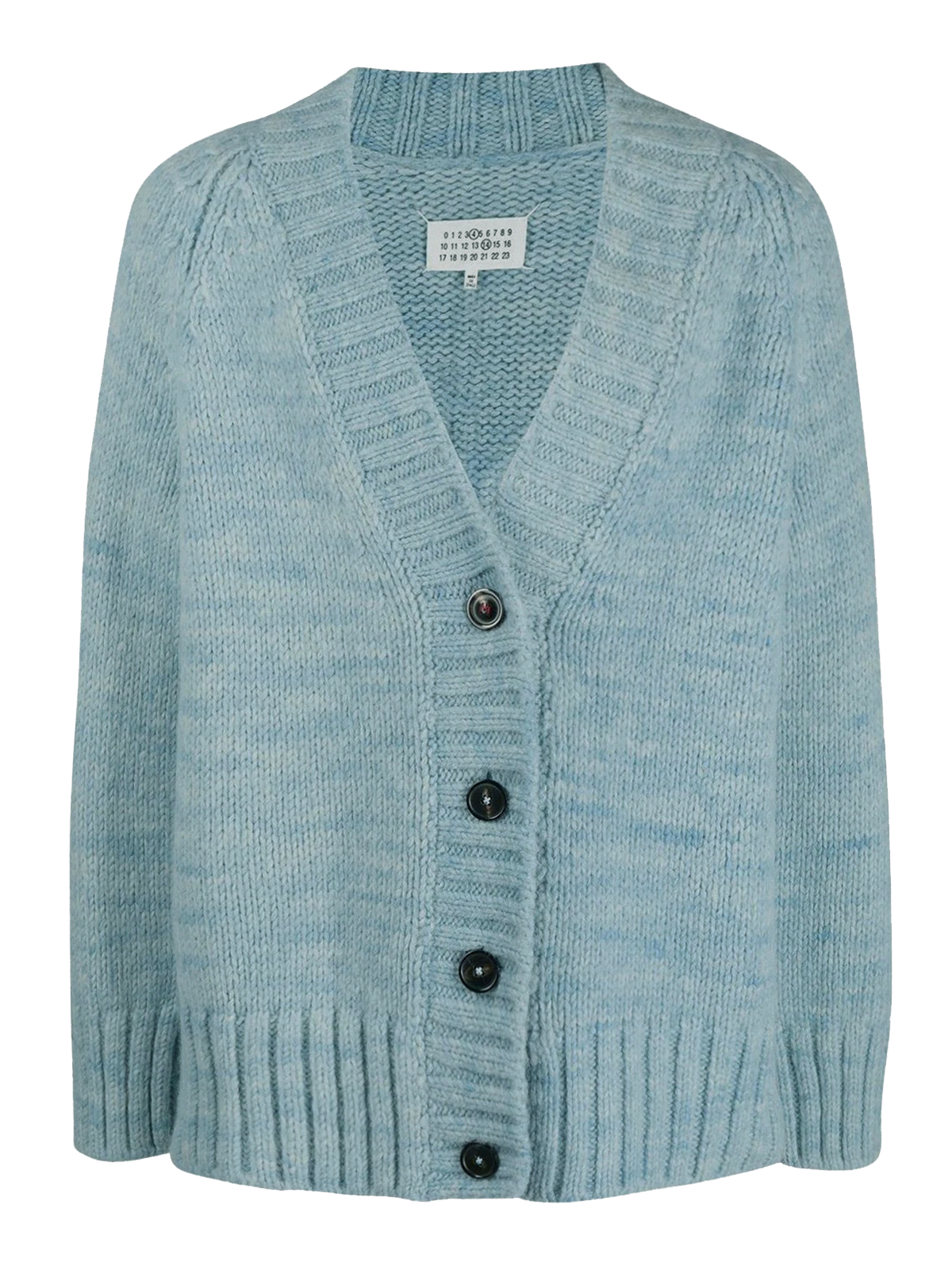 Maison Margiela Wool Blend Sweater In Azul Claro