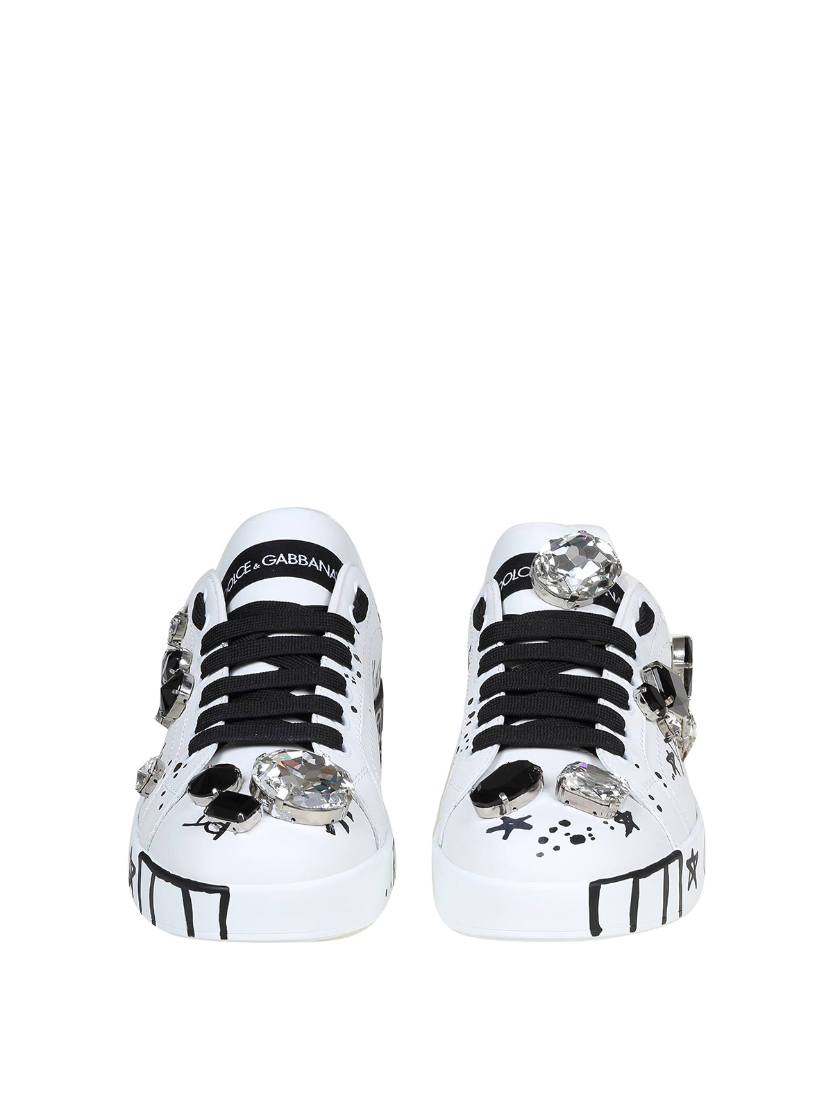 Trainers Dolce & Gabbana - Portofino sneakers with applied stones