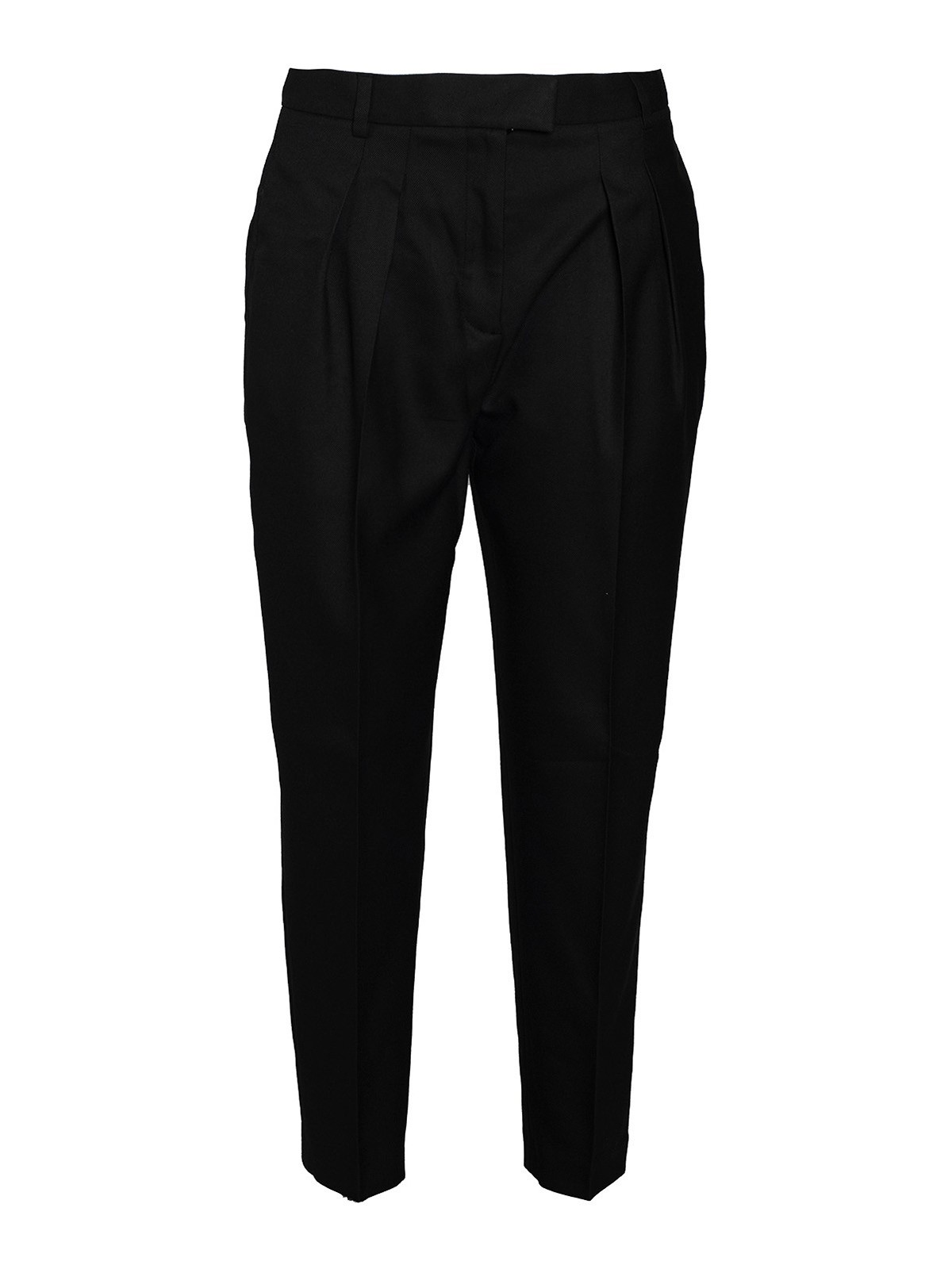 Karl Lagerfeld Tech Fabric Trousers In Negro