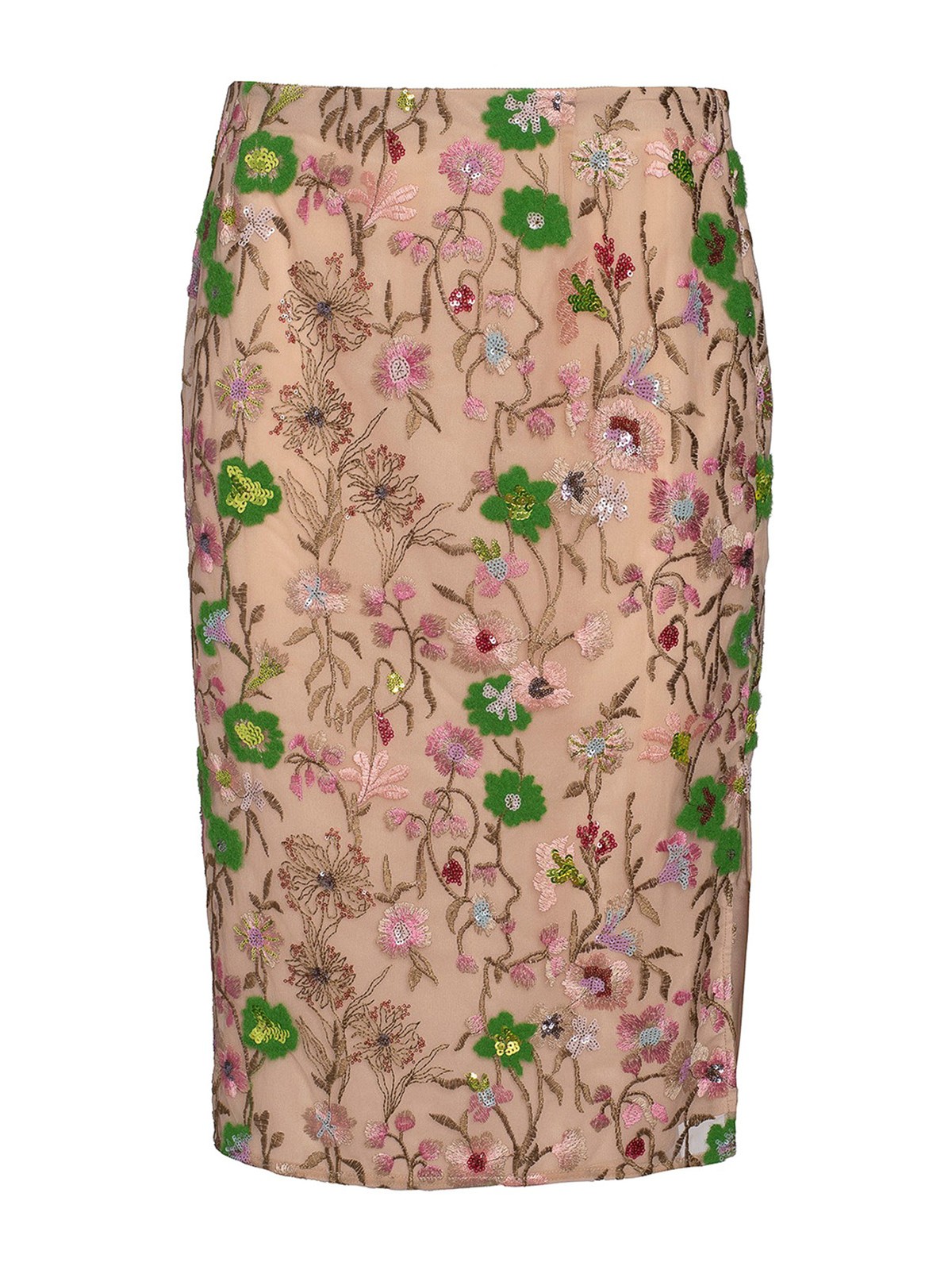 Vivetta Embroidered Skirt In Multicolor