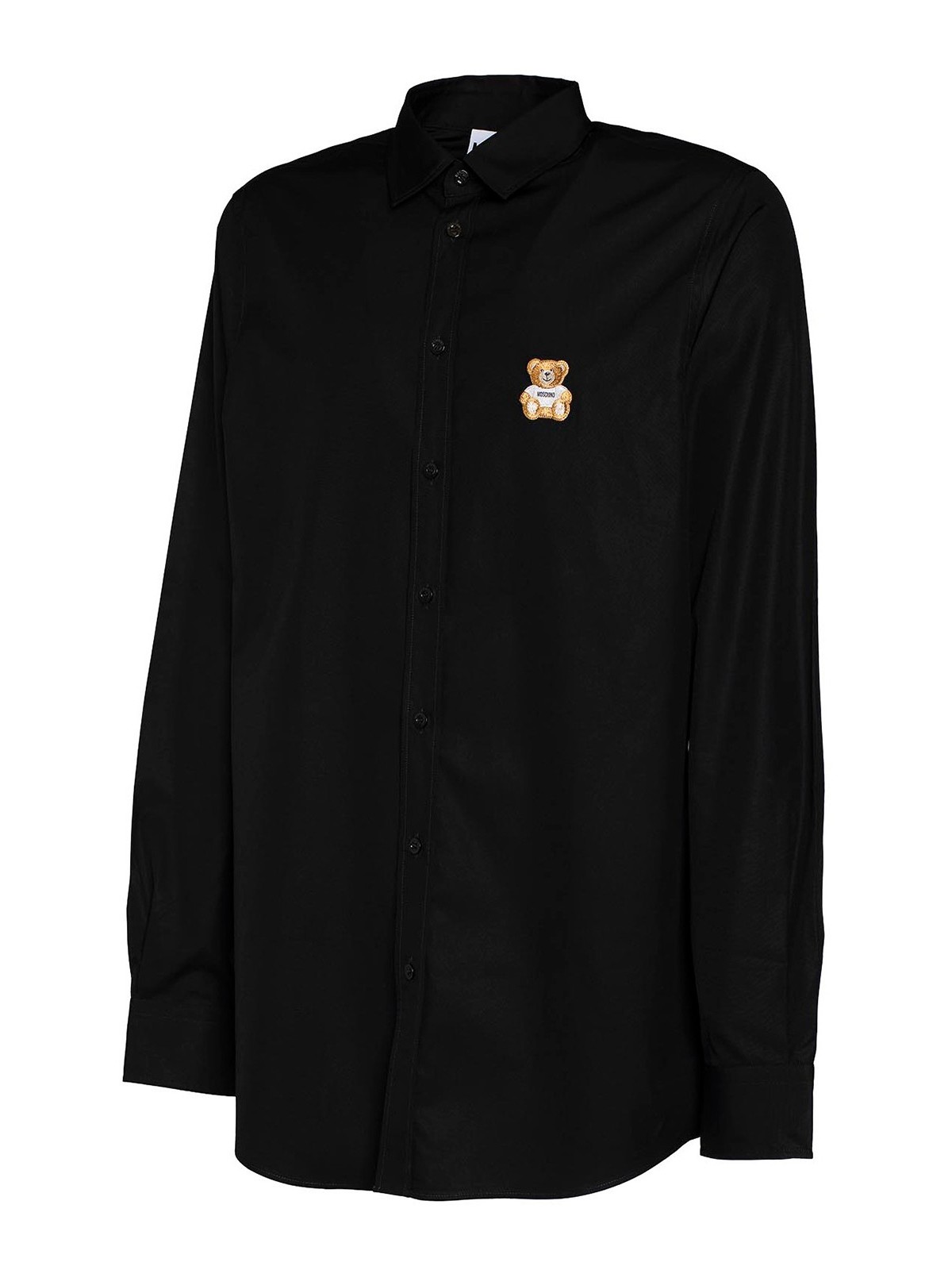 Shop Moschino Cotton Shirt In Negro