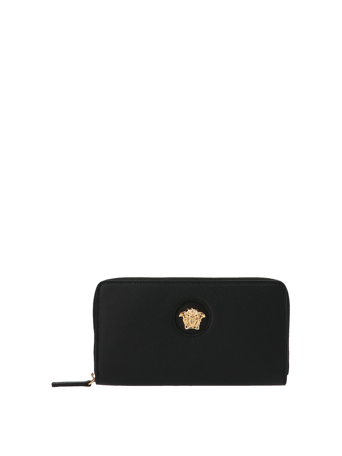 Versace Logo Wallet In Negro