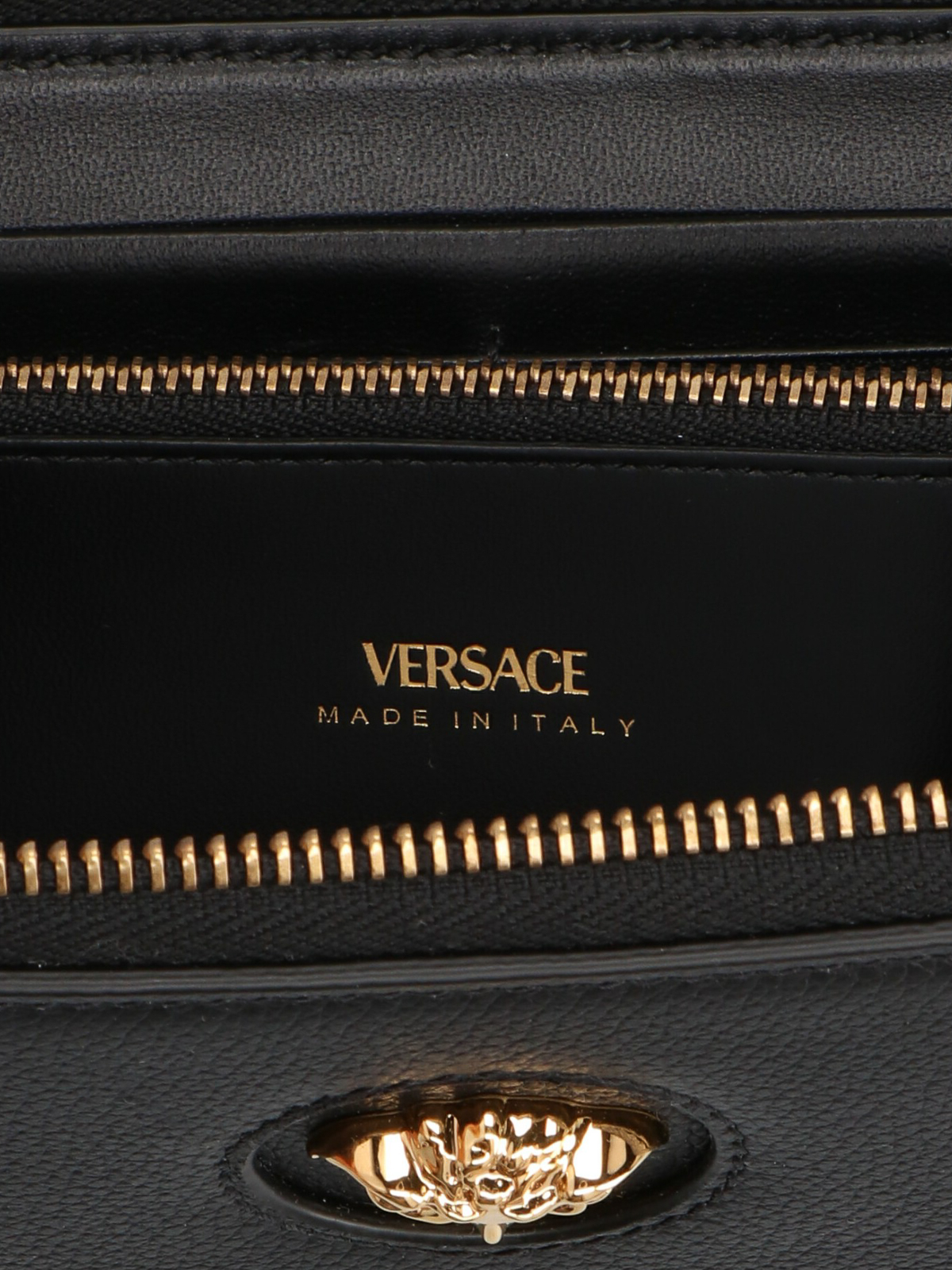 Shop Versace Logo Wallet In Negro
