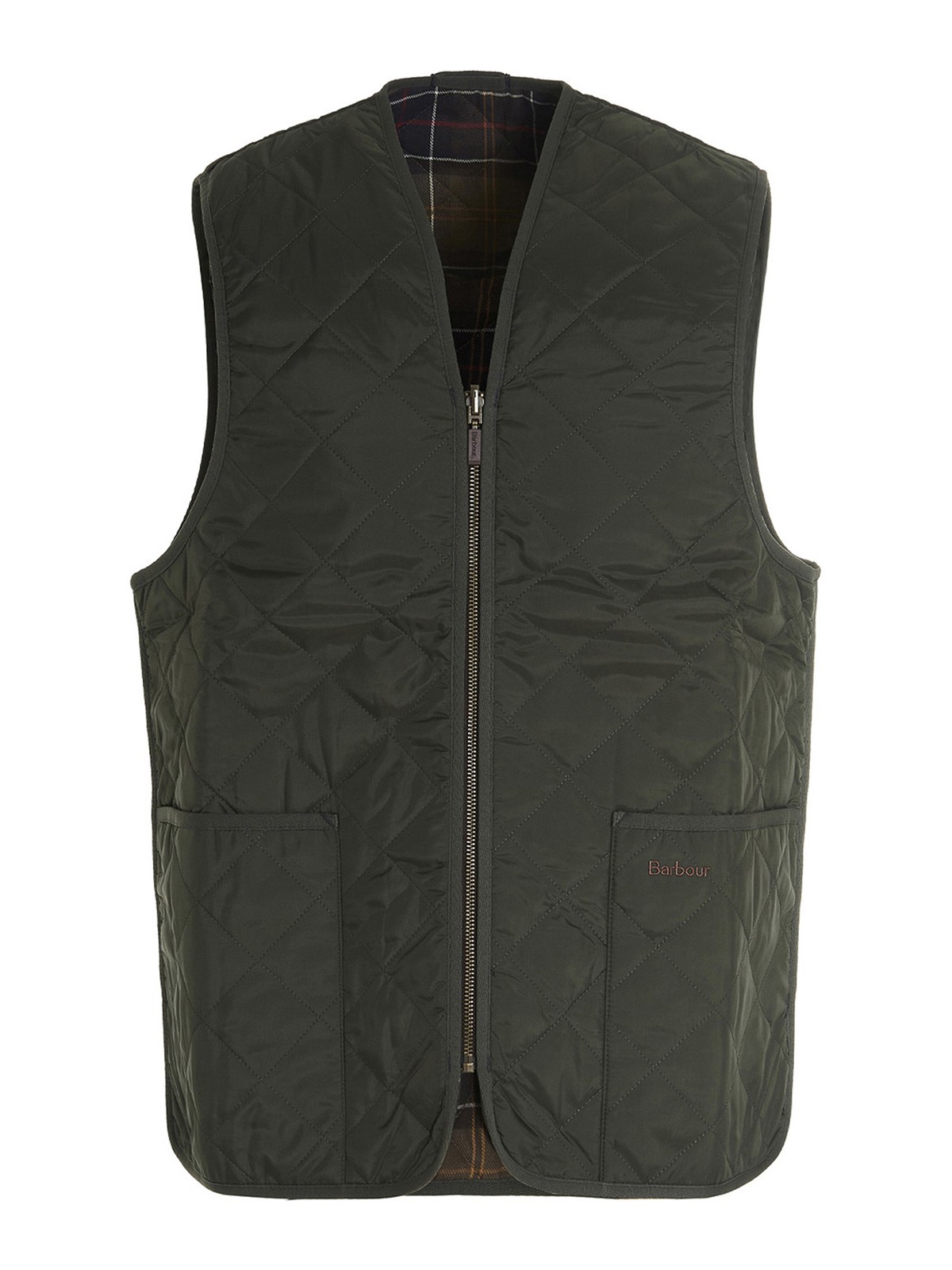 Barbour Quilted Vest In Green