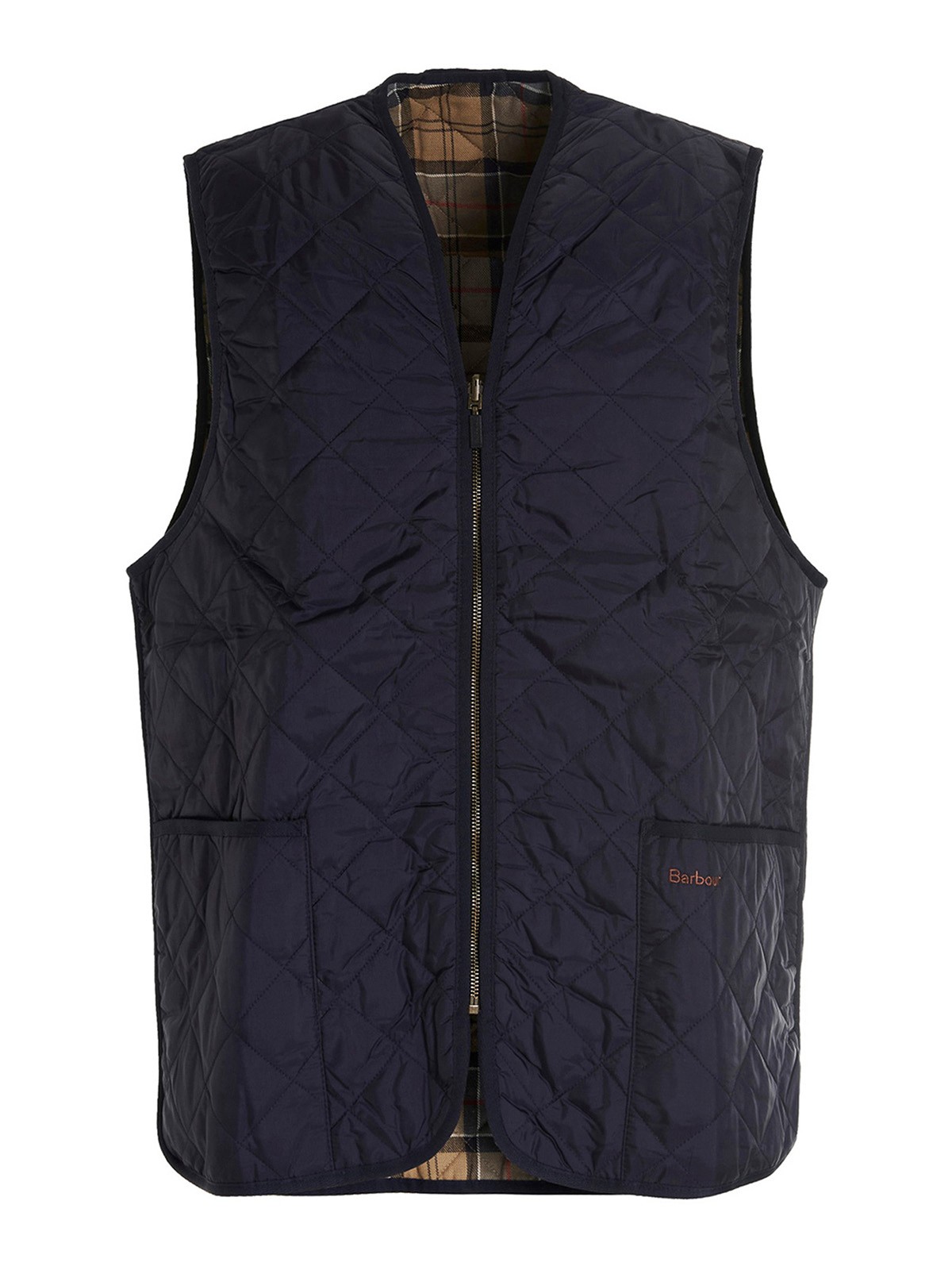 Barbour Quilted Waistcoat In Blue