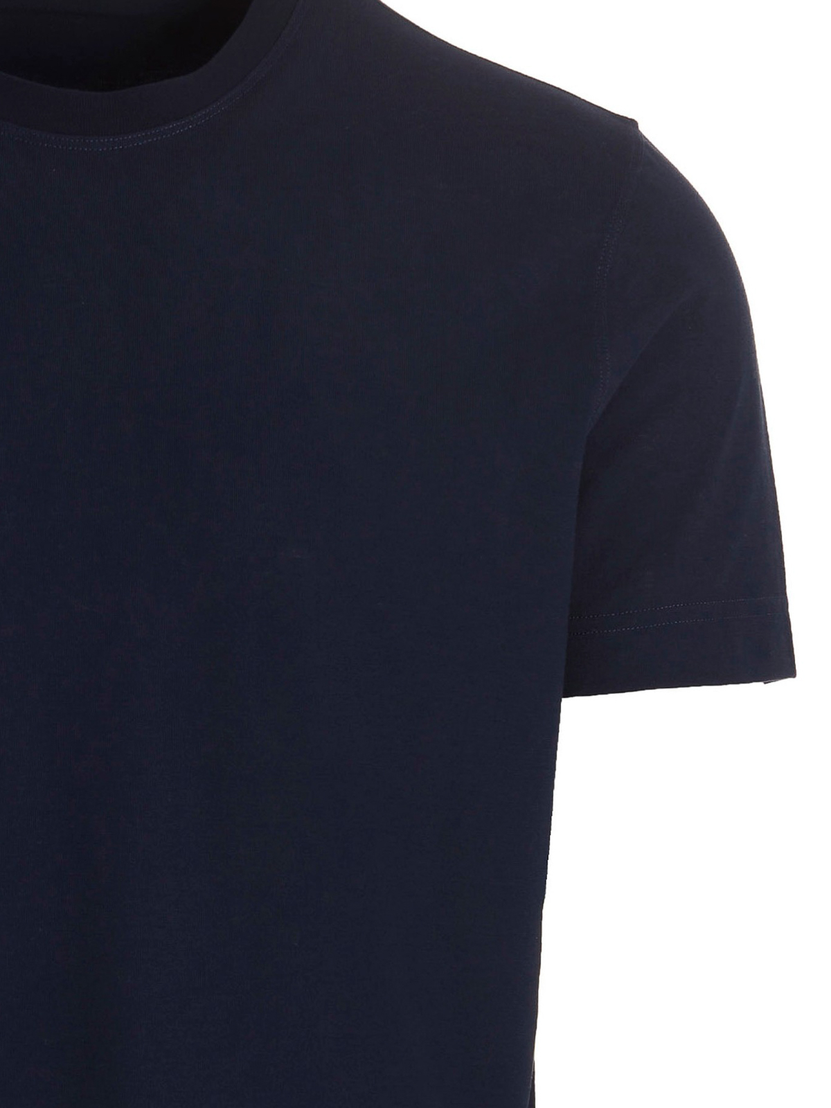 Shop Zanone Ice Cotton T-shirt In Blue