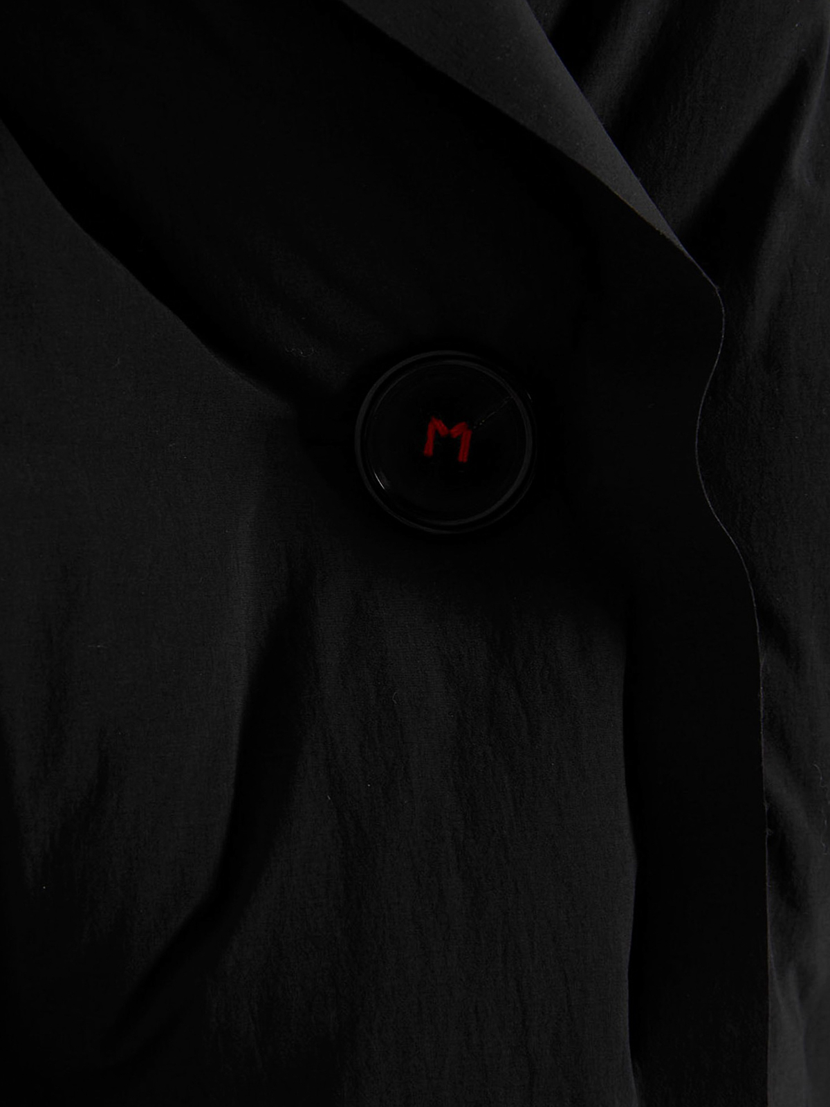 Shop Maison Margiela Double Breast Padded Coat In Negro