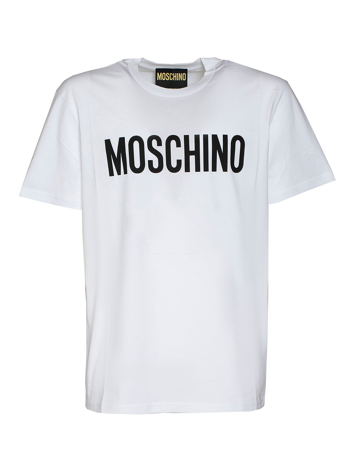 Moschino Logo Printed T-shirt In White