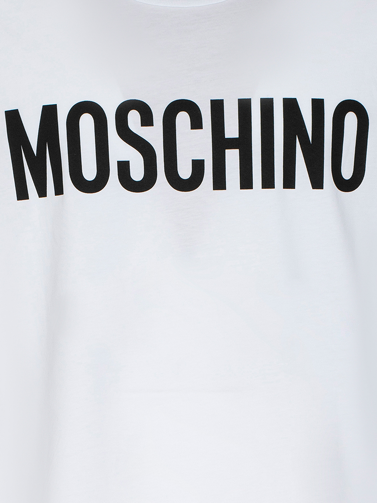 Shop Moschino Logo Printed T-shirt In White