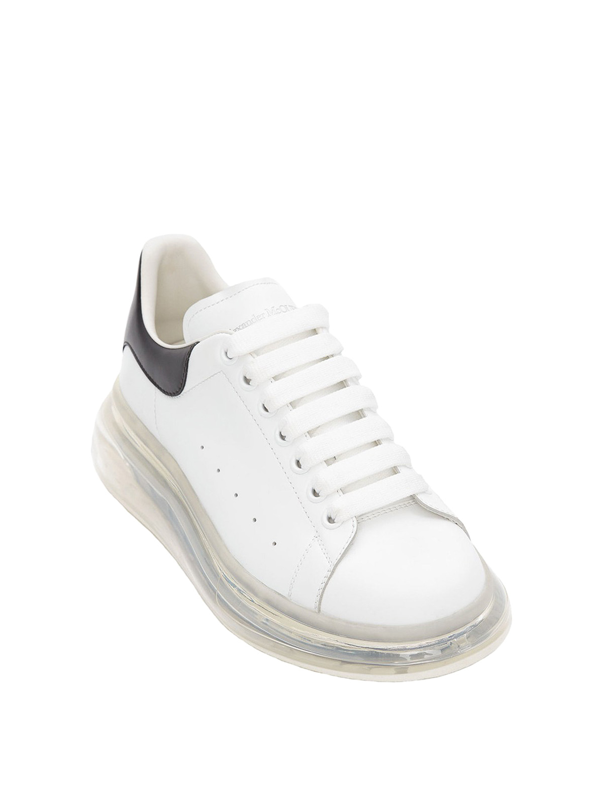 Shop Alexander Mcqueen Larry Sneakers In Blanco