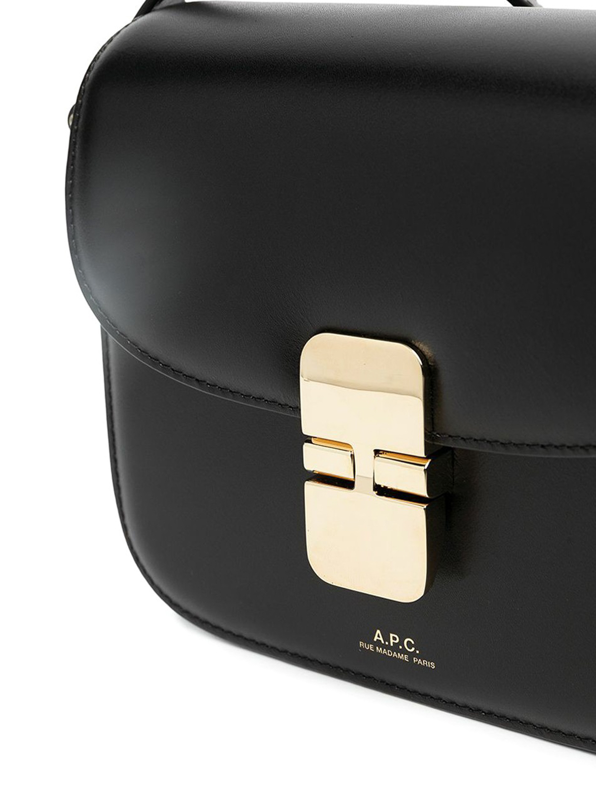 New A.p.c. APC grace small bag black Smooth Black Leather- JUST IN