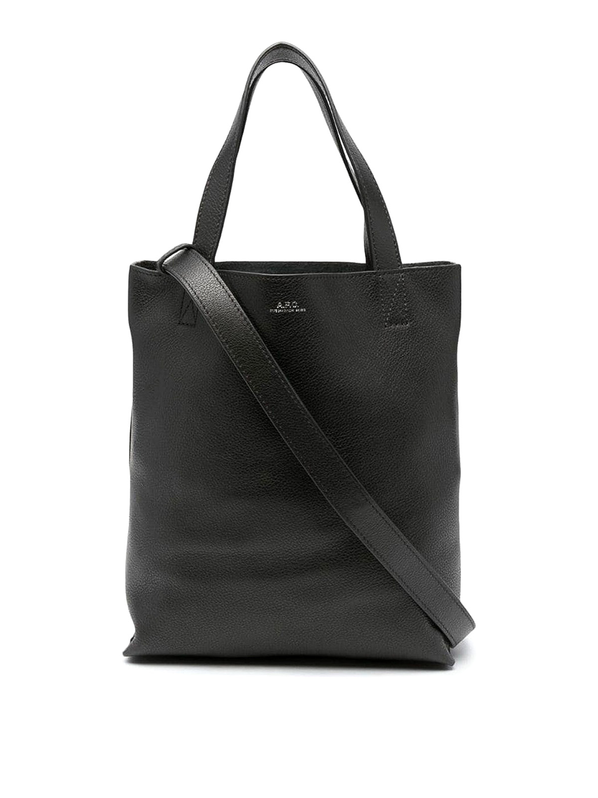 A.p.c. Cabas Maiko Small Tote In Negro