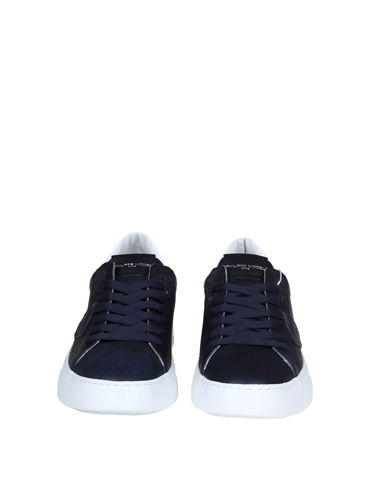 Shop Philippe Model Temple Sneakers In Blue