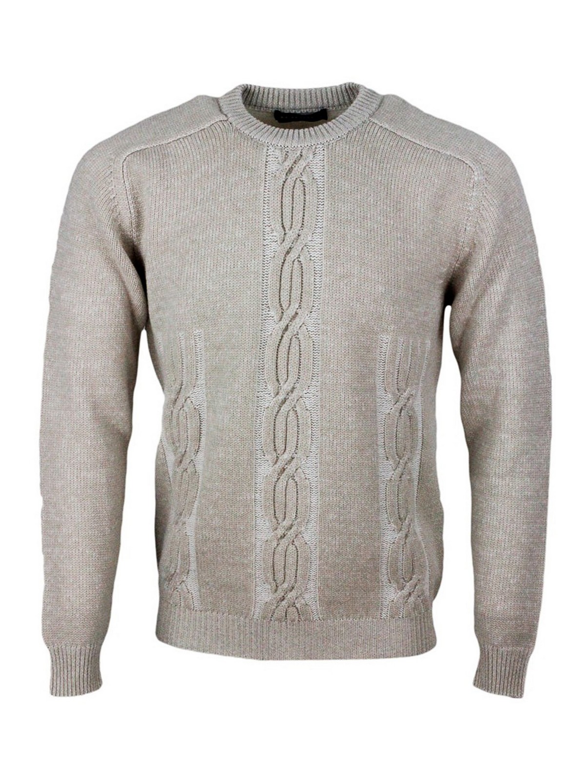Shop Kiton Cable Knit Cashmere Sweater In Blanco