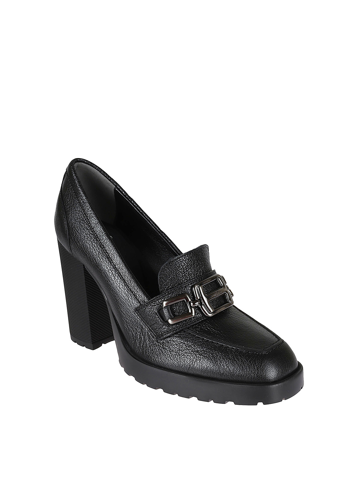 Shop Hogan H623 Loafers In Negro