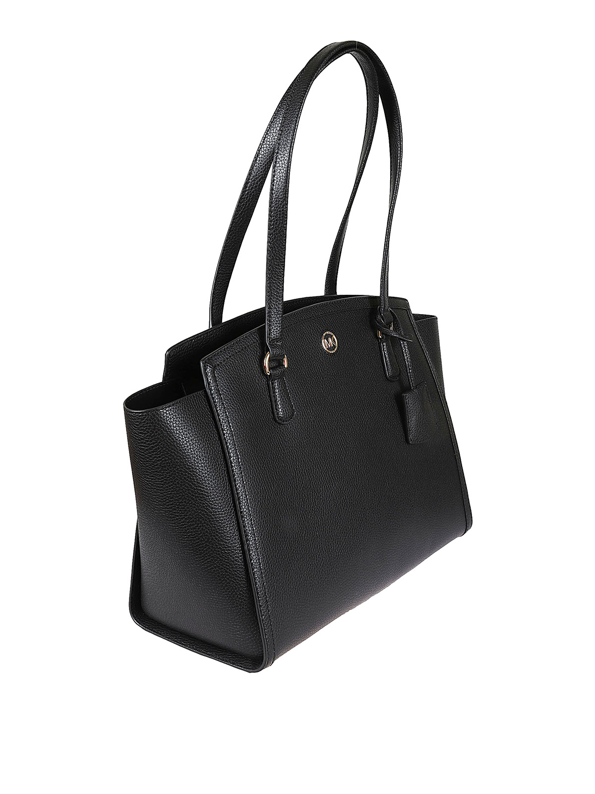 Shop Michael Kors Chantal Bag In Black