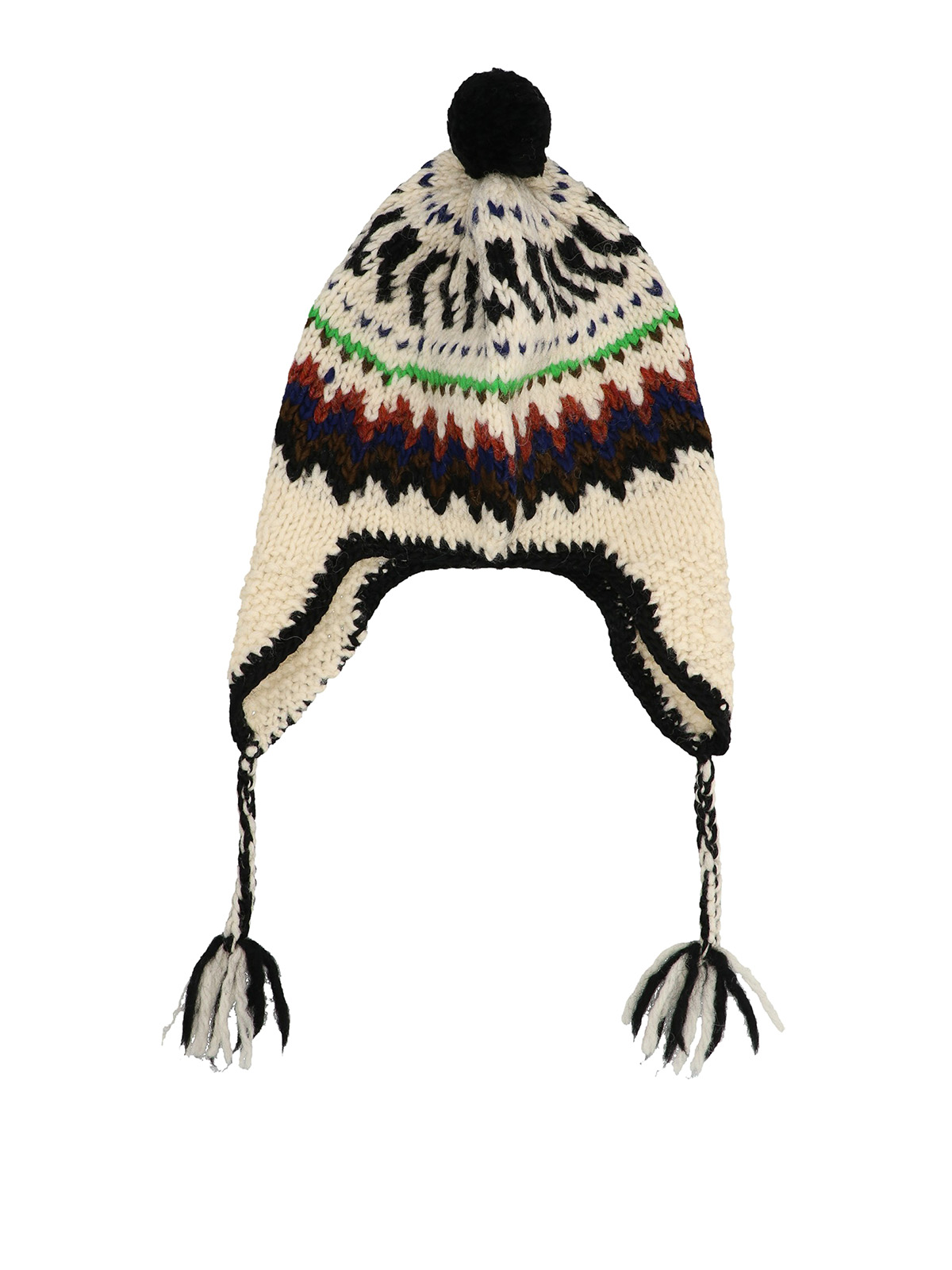 Junya Watanabe Jacquard wool beanie - Multicolour | WJN0150513