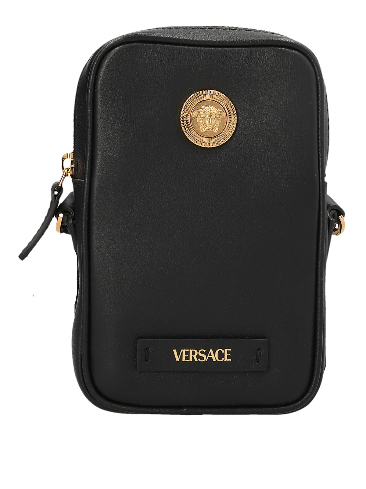 Versace Medusa Leather Crossbody Bag
