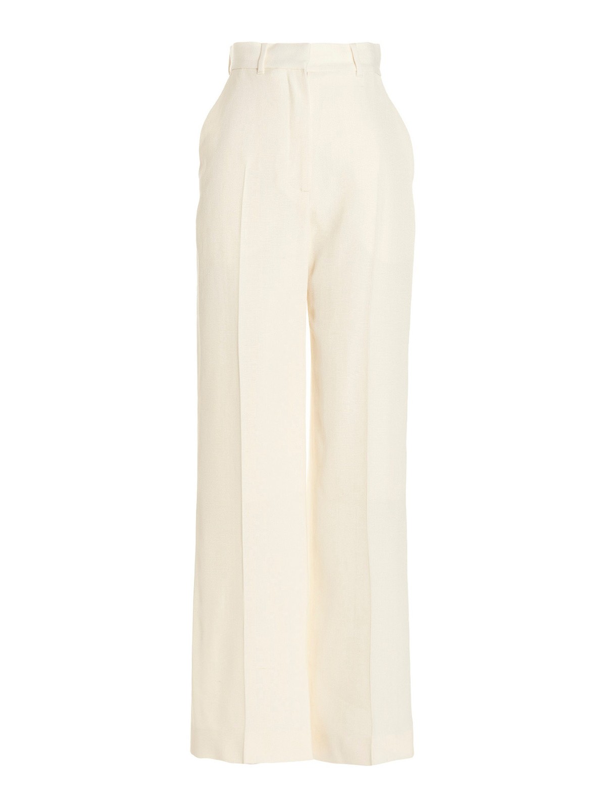 ボトムスその他 CASABLANCA Women Pants WF22TR03901 White Casablanca Front pleats pants - White - Women | WF22TR03901