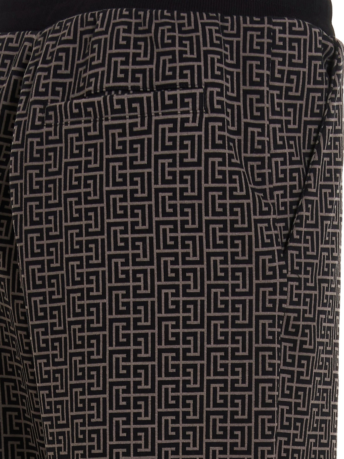 Tracksuit bottoms Balmain - Embroidery monogram logo jogging pants -  TH15583I2140PA