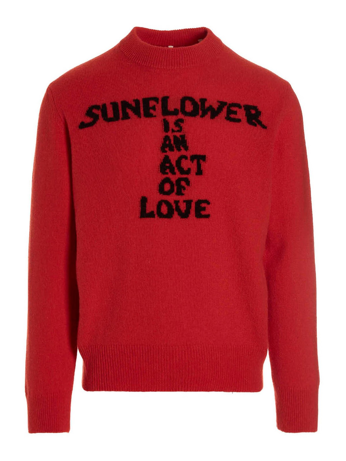 Sunflower クルーネック - Moon Love - レッド|3020655