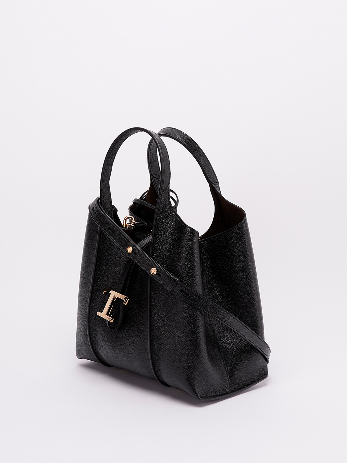 Shop Tod's Mini Shopping Bag In Negro