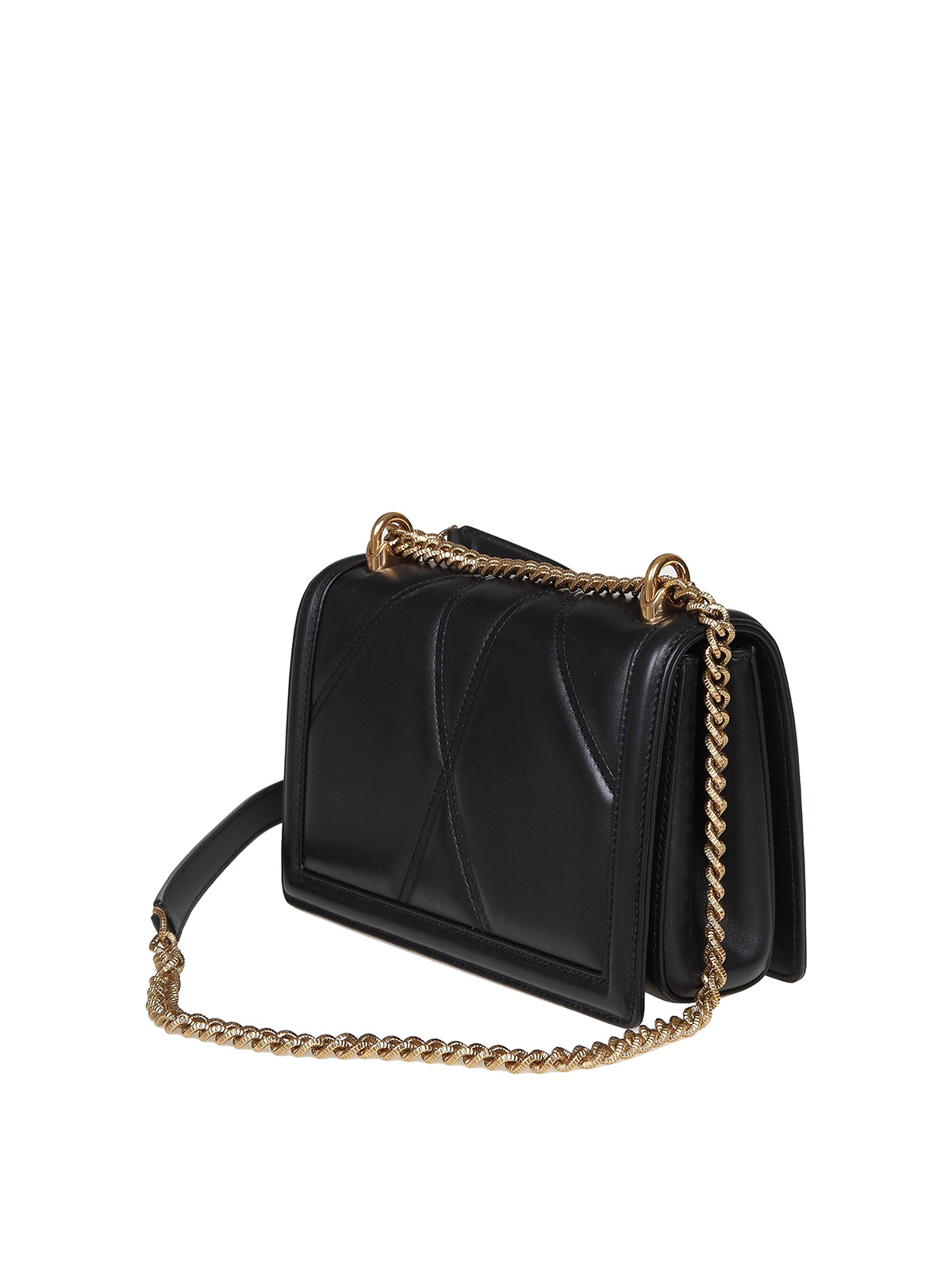 Shop Dolce & Gabbana Devotion Medium Bag In Black
