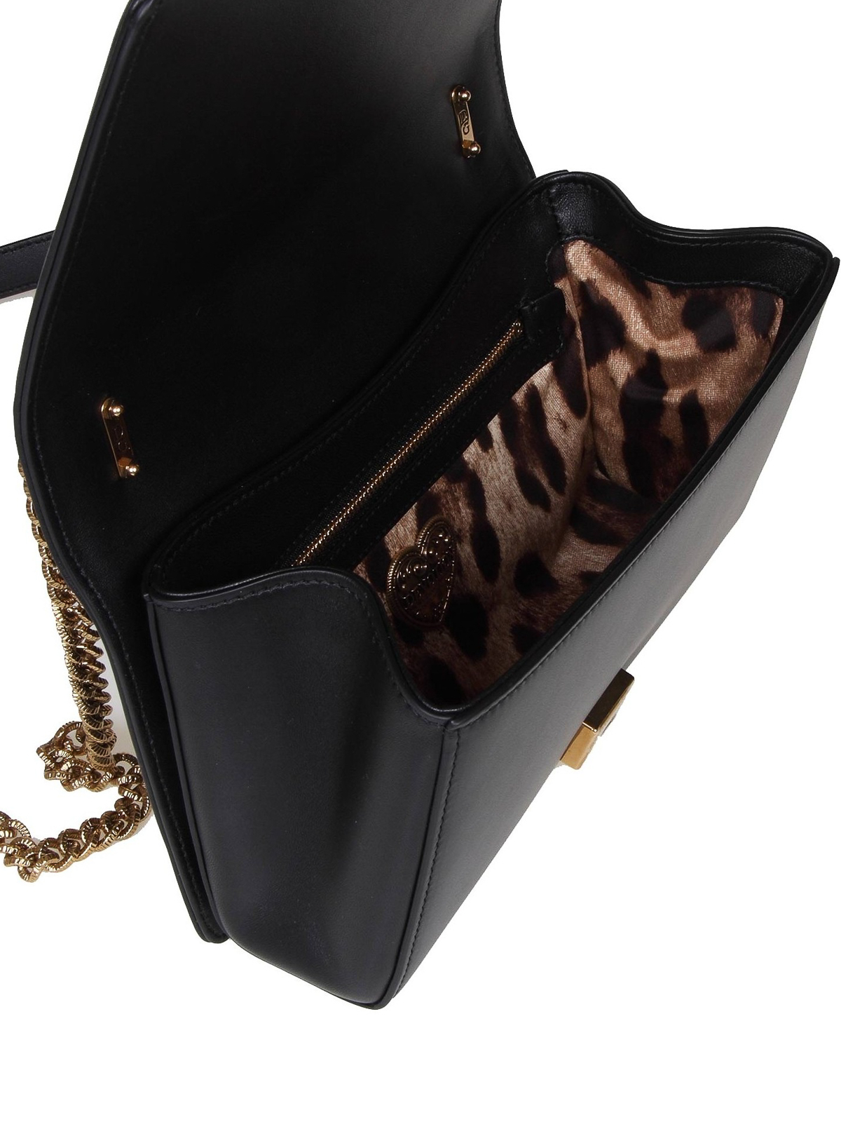 Shop Dolce & Gabbana Devotion Medium Bag In Black