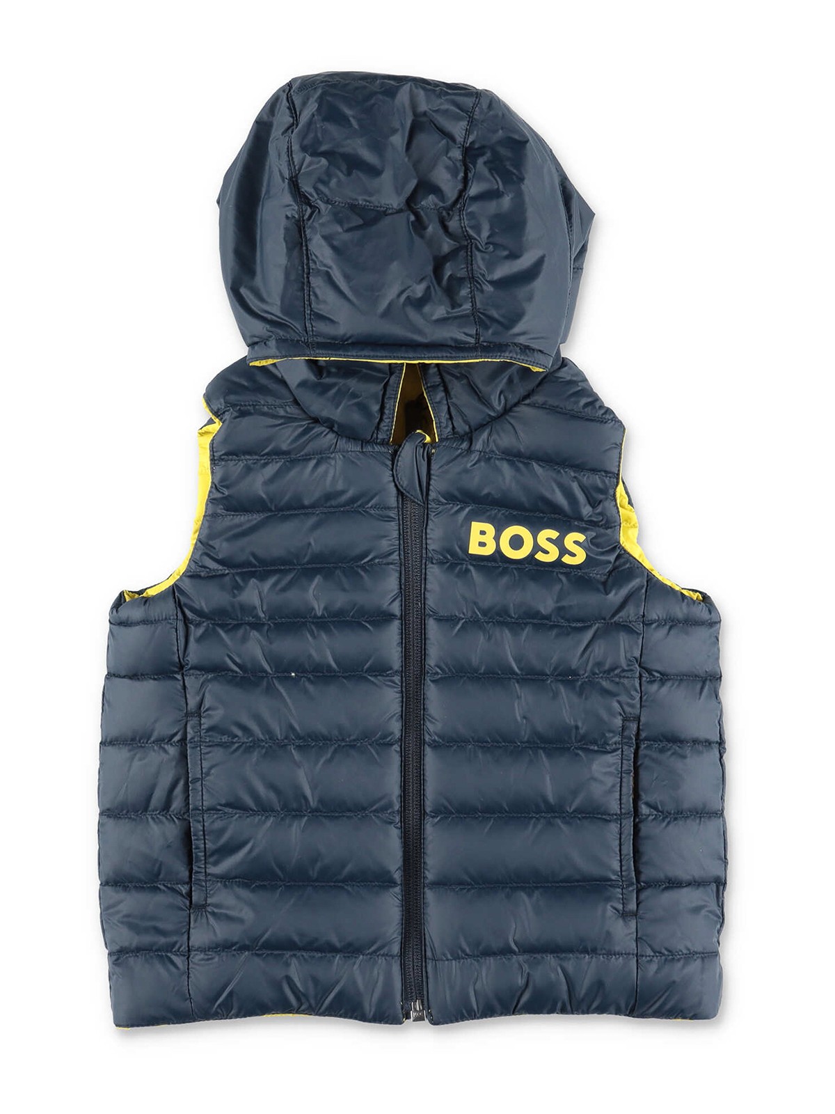 Mendicidad Velo intencional Waistcoats & gilets Hugo Boss - Reversible nylon hooded vest - J06253616B