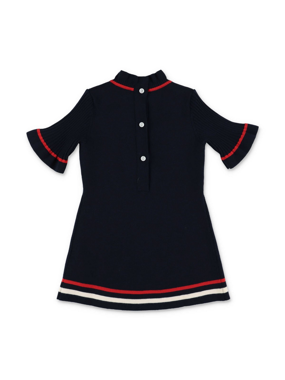 Burberry Navy blue knit wool dress Blue Girls 8053517A1222B