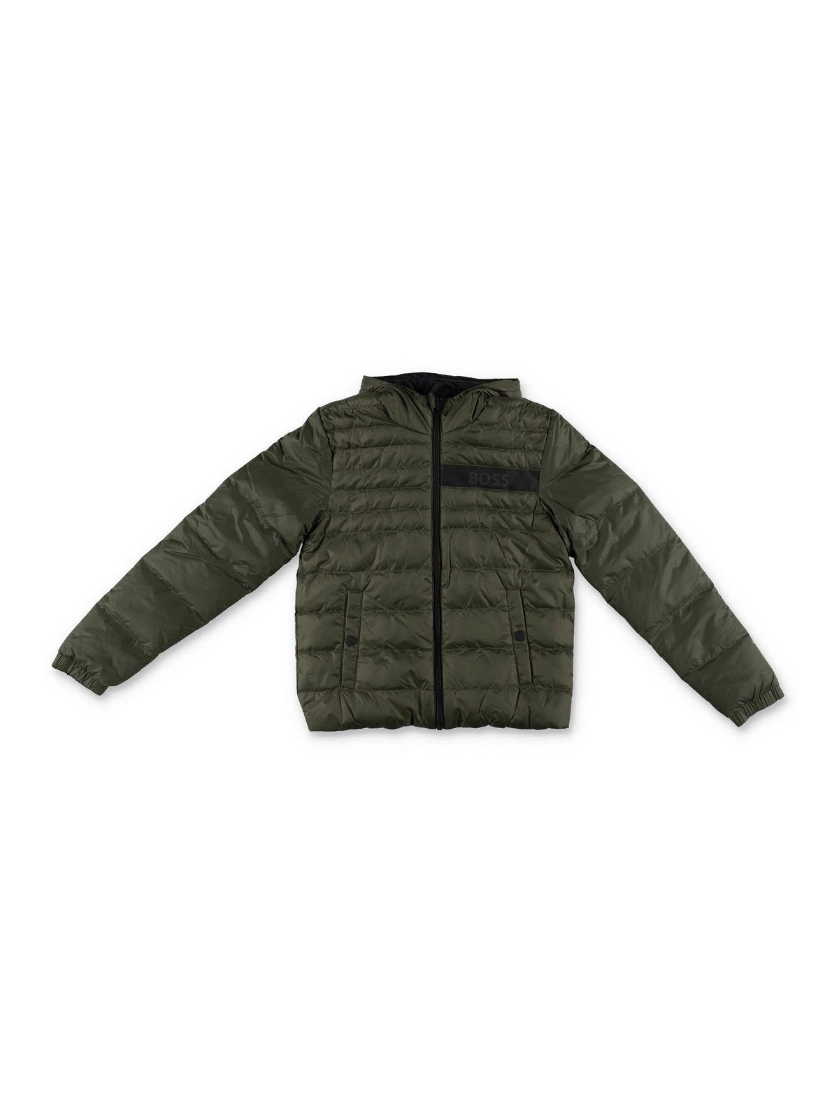 Padded jackets Hugo Boss - Nylon reversible down feather jacket