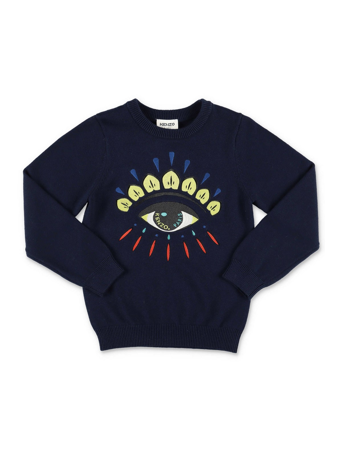 Kenzo eye 2024 logo knitted jumper