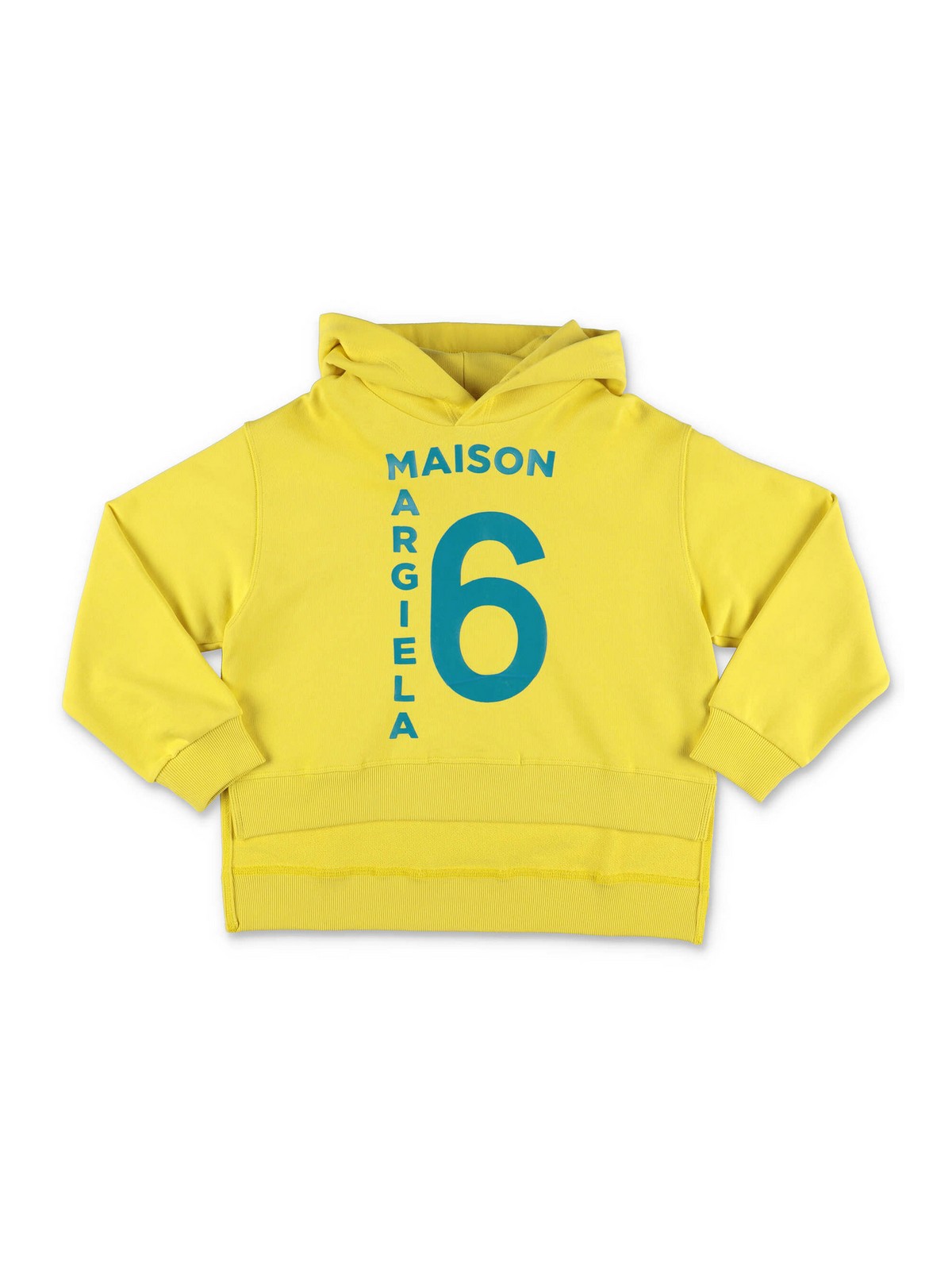 MM6 Maison Margiela Yellow cotton hoodie - Boys|M60236MM007M62000